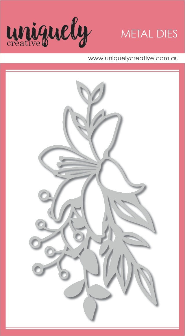 Uniquely Creative Metal Dies - Lily Bouquet