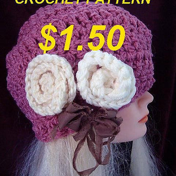 574 CROCHET Beanie, Adult size