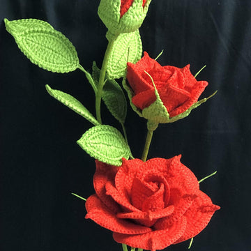 Hybrid Tea Rose Crochet Pattern