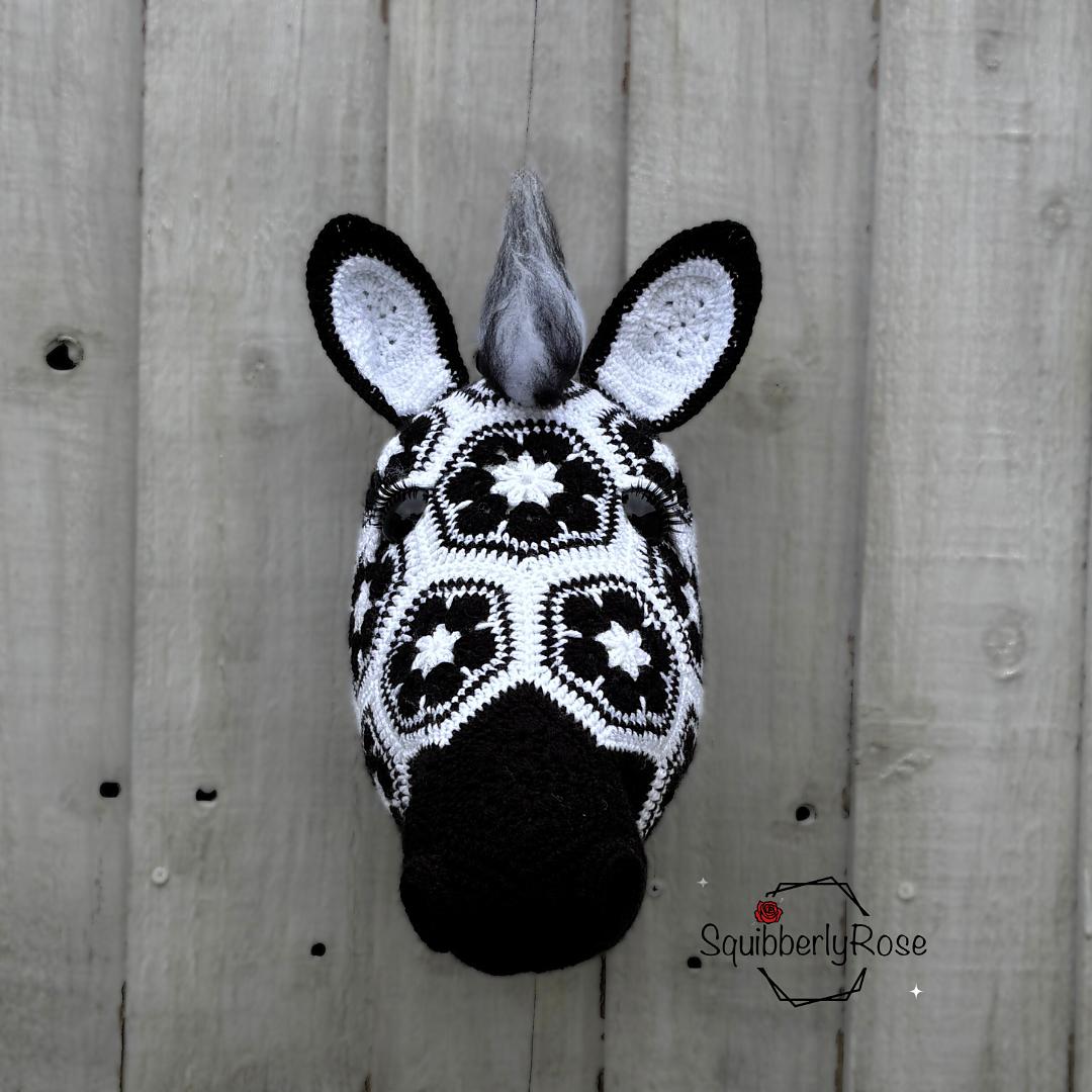 Zebedee The African Flower Zebra Head
