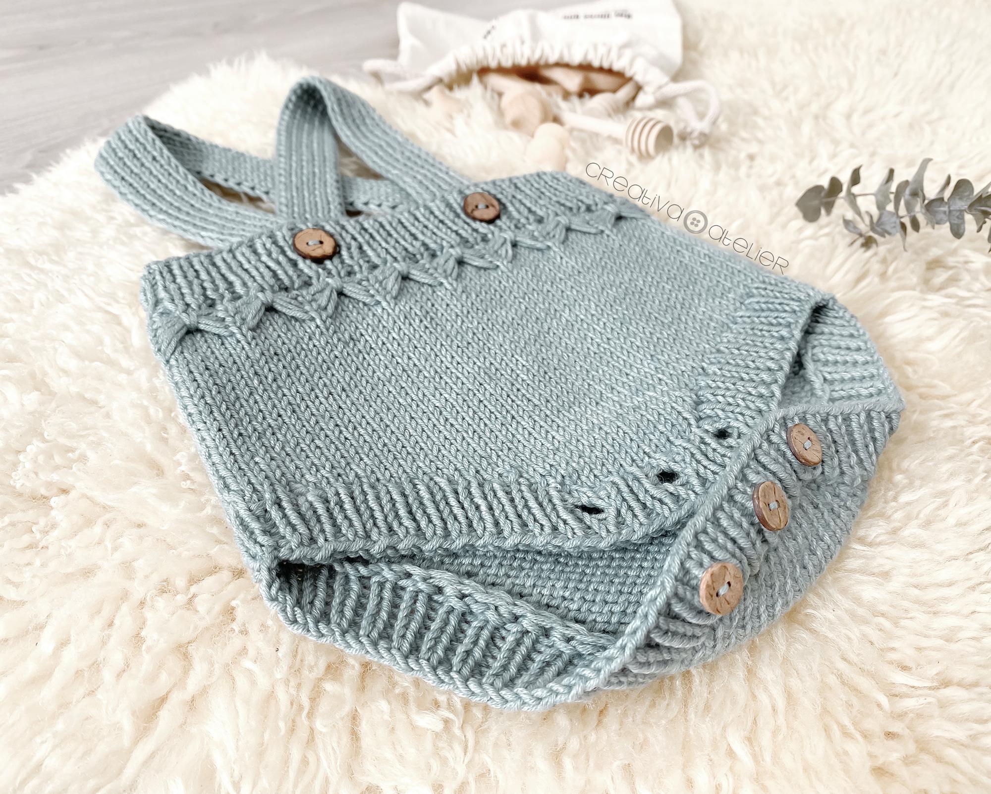 0-3 months - PETIT Knitted Diaper Cover