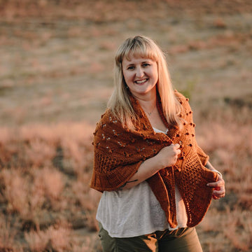 Solstice Rose Shawl
