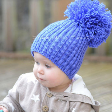 Warm Lines Hat Knitting Pattern