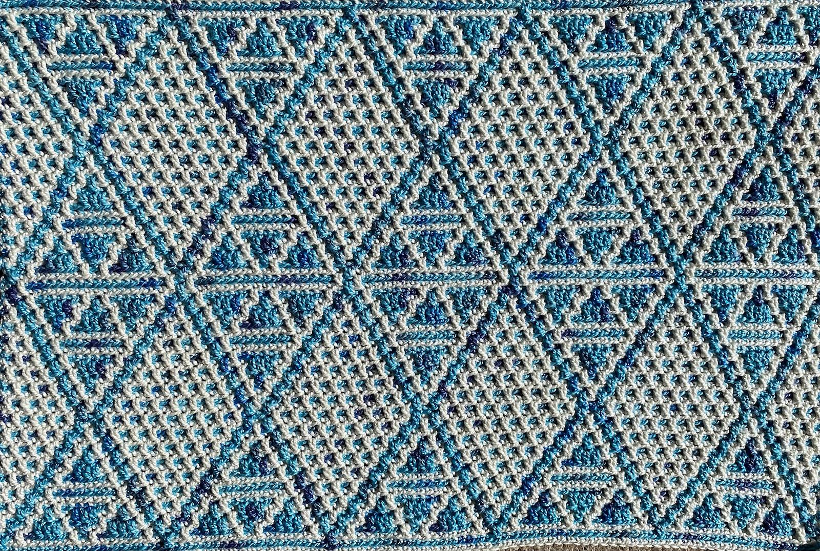 Diamonds in the Ruff Mosaic Placemat/runner