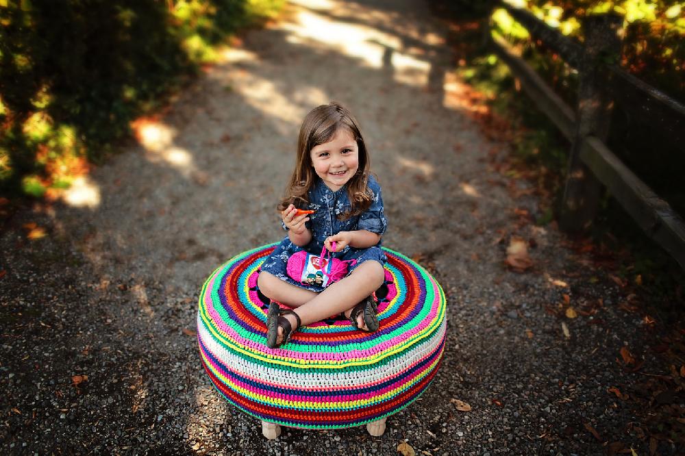 Dream Catcher Ottoman and Blanket