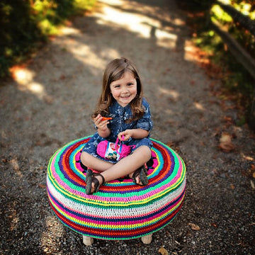 Dream Catcher Ottoman and Blanket