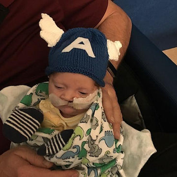 Oliver's Captain America Hat