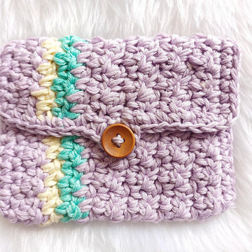 Textured Coin Purse Clutch