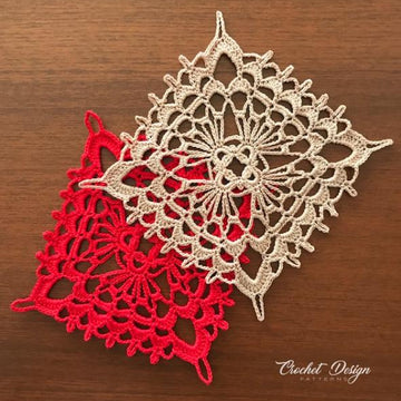 Crochet Lacy Granny Square pattern