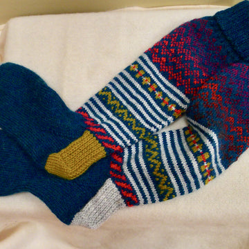 Not Your Nanna's Fair Isle Socks