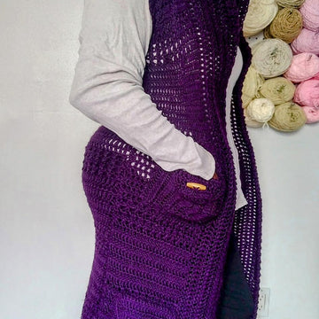 Tyrian Hooded Cargo Vest