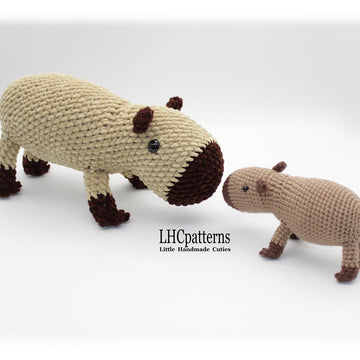 Seamless Capybara Crochet Pattern
