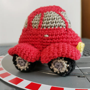 Turbo Red Race Car – Amigurumi Crochet Pattern