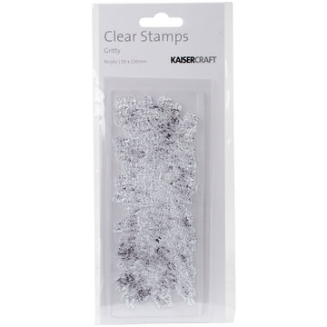 Kaisercraft Texture Clear Stamps 2"X5" - Gritty