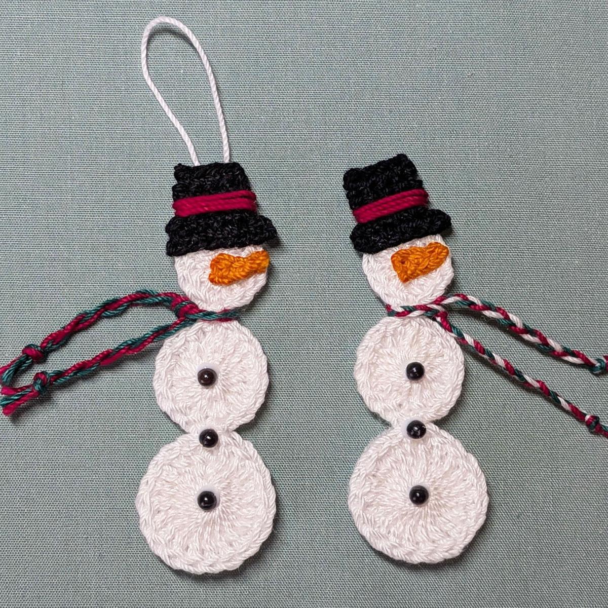 Snowman Pin or Ornament