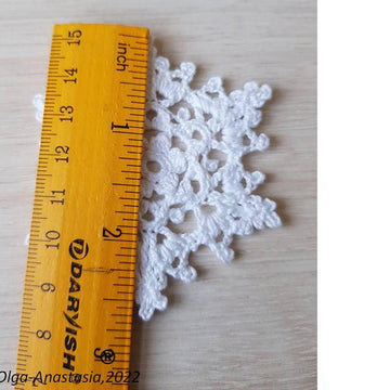 Lace snowflake 12