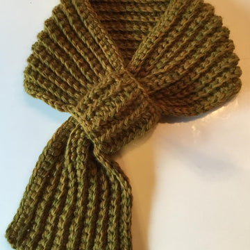One step keyhole scarf