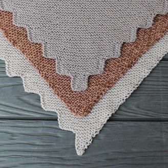 Three Simple Triangular Shawls