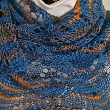 Sonoran Nights shawlette