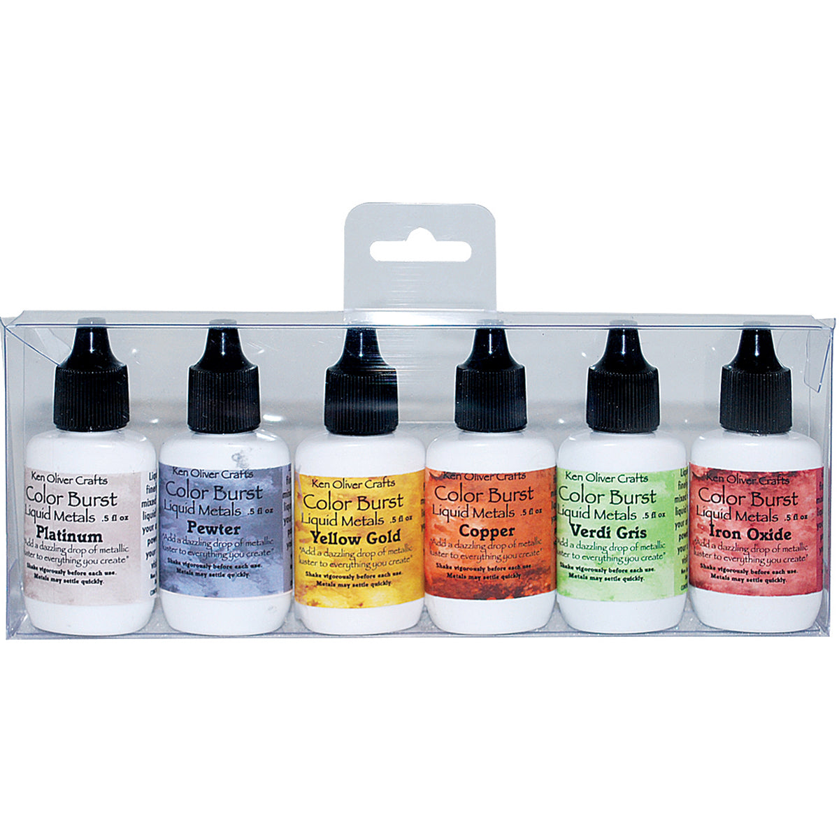 Ken Oliver Liquid Metal 6/Pkg - Heavy Metals