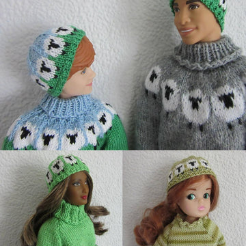 1:6th scale Sheep hats