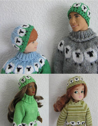 1:6th scale Sheep hats