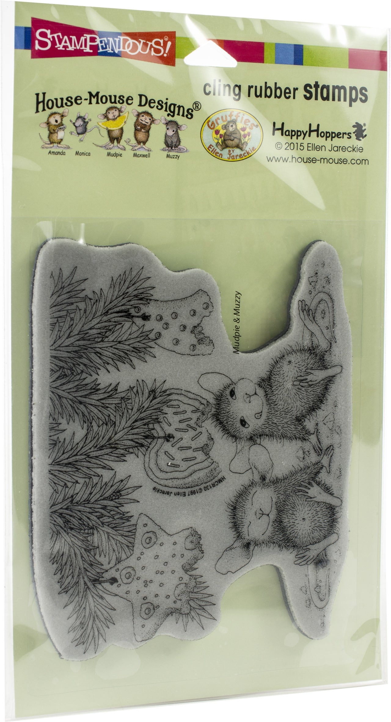 Stampendous House Mouse Cling Stamp - Cookie Ornaments