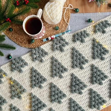 Little Christmas Trees Blanket