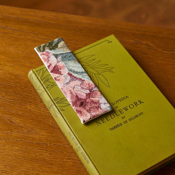 DMC Peony Branches Bookmark Cross Stitch Kit - 5 × 17 cm