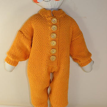 Baby Aran Moss Stitch Onesie