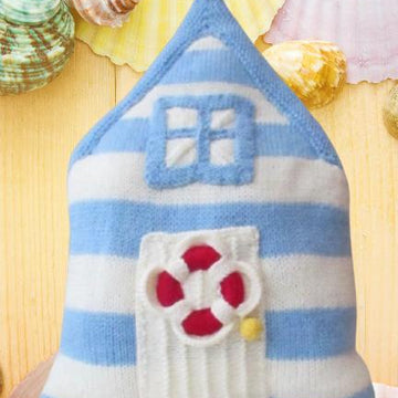 Beach Hut Cushion