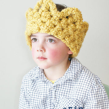 Chunky Crochet Crown Earwarmer (Hat030)