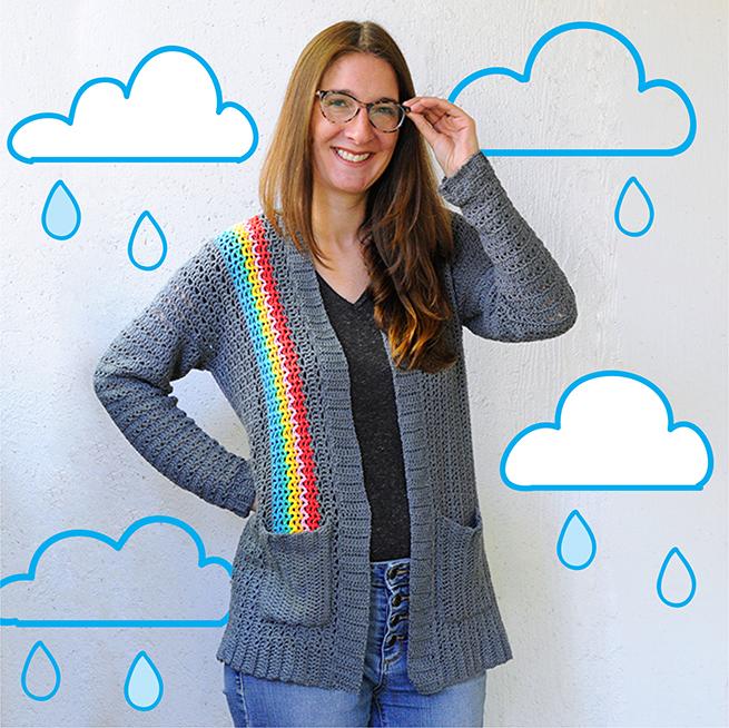 Rainbow In My Pocket Cardigan