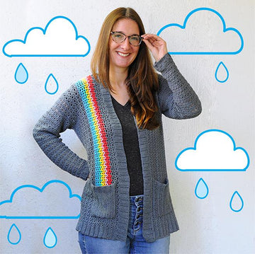Rainbow In My Pocket Cardigan