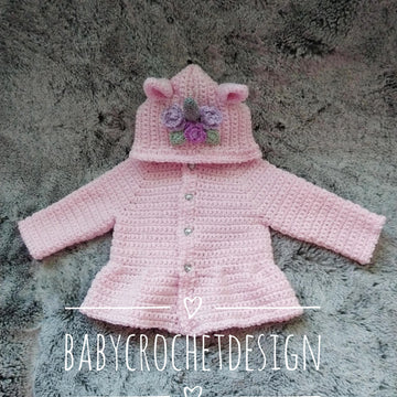 Baby Unicorn Dreams Hooded Jacket