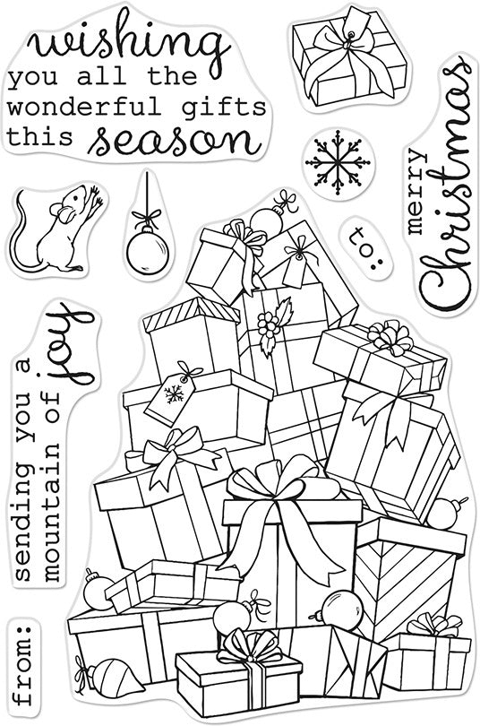 Hero Arts Clear Stamps 4"X6" - Mountain Of Joy