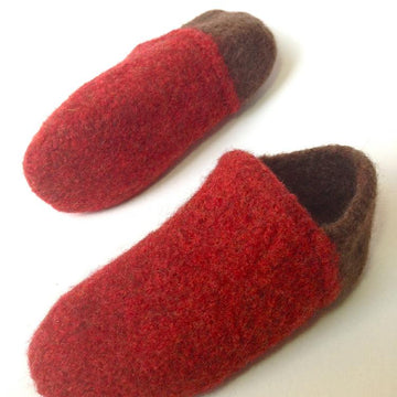 Felted Slipper Socks