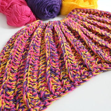 Bulky & Quick Mermaid Blanket