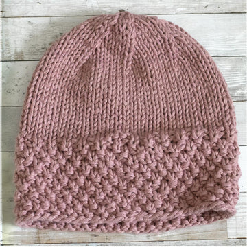 Textured Brim Beanie