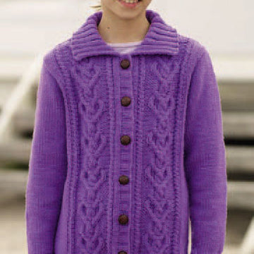 Round Neck and Flat Collared Cardigans in Sirdar Supersoft Aran - 2478 - Downloadable PDF