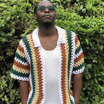 Vintage Crochet Men's Shirts