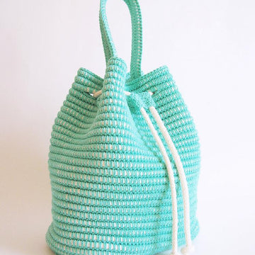 Drawstring bag.