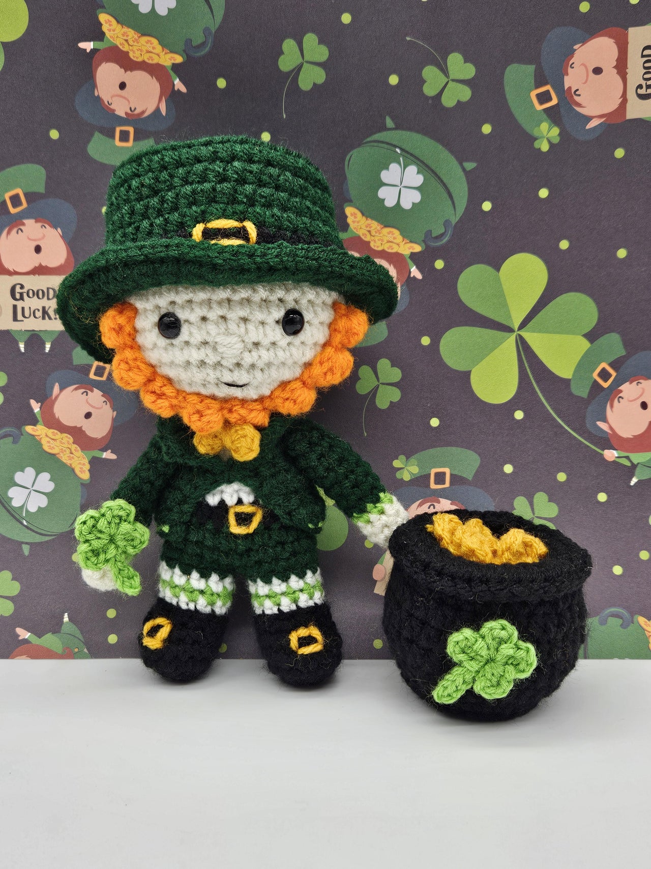 Felton in Leprechaun Costume