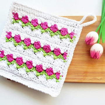 Tulip Stitch Dishcloth