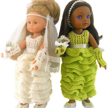 Ruffle Dress for Corolle Les Cheries and Heart for Heart