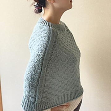 Chic check poncho