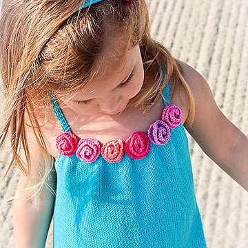 Summer Girl - crocheted headband