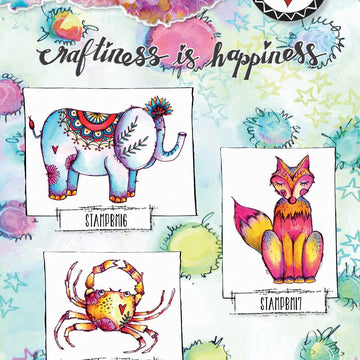 Studio Light Art By Marlene 2.0 Animals Cling Stamp - Elephant