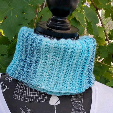 Knit look Neck Warmer