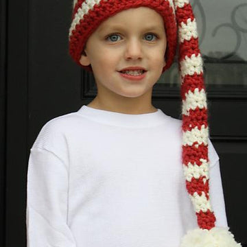 Bulky Weight Crocheted Holiday Stocking Cap